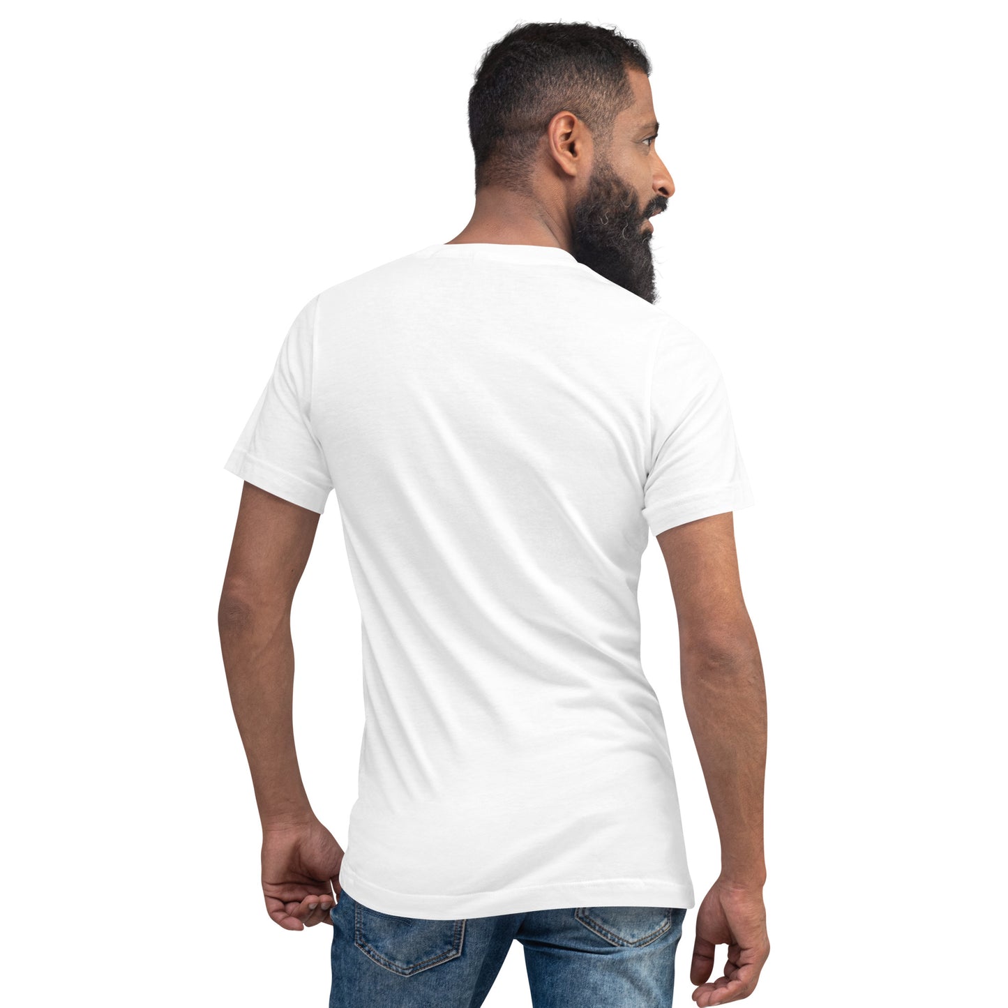 AquaLux: Premium Unisex V-Neck Tee by Gills and Water