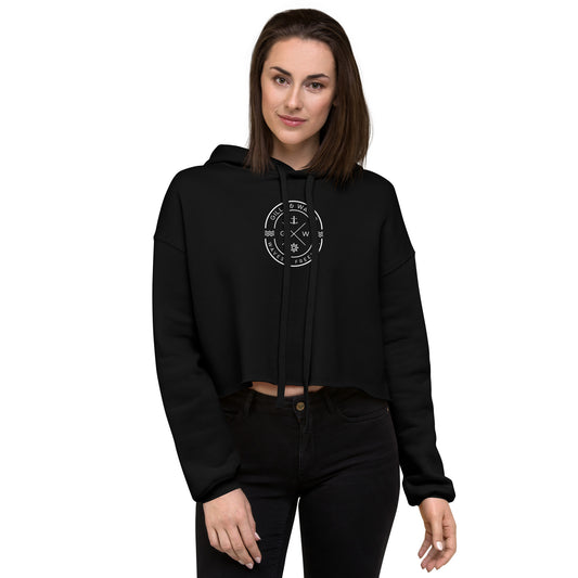 Ocean Breeze Women's Cropped Hoodie