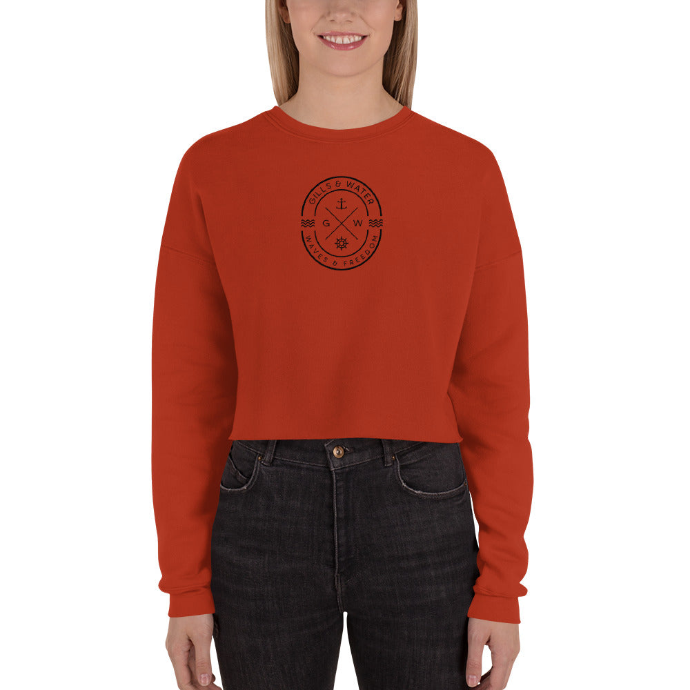 Seaside Chic Women's Cropped Sweatshirt