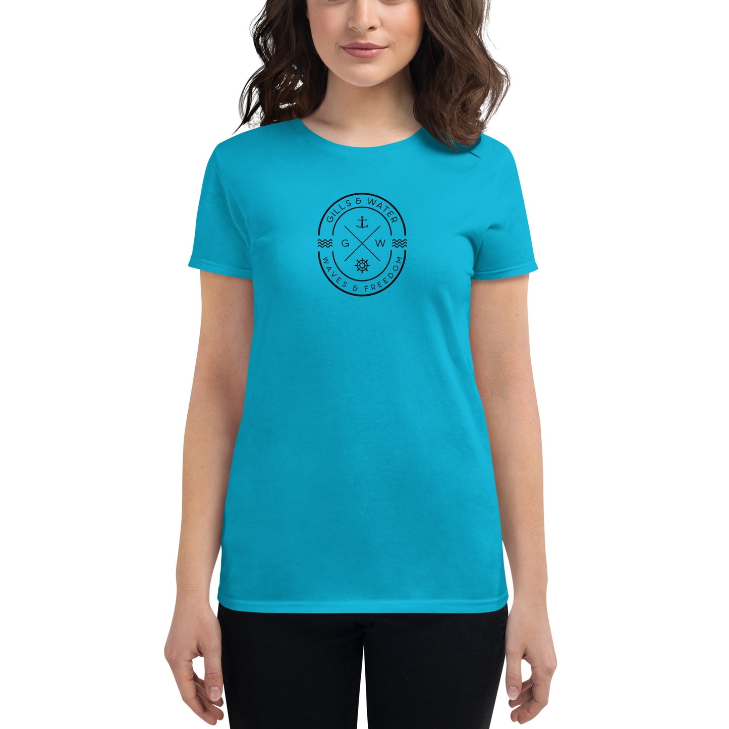 OceanBreeze: Women's Short Sleeve Tee by Gills & Water