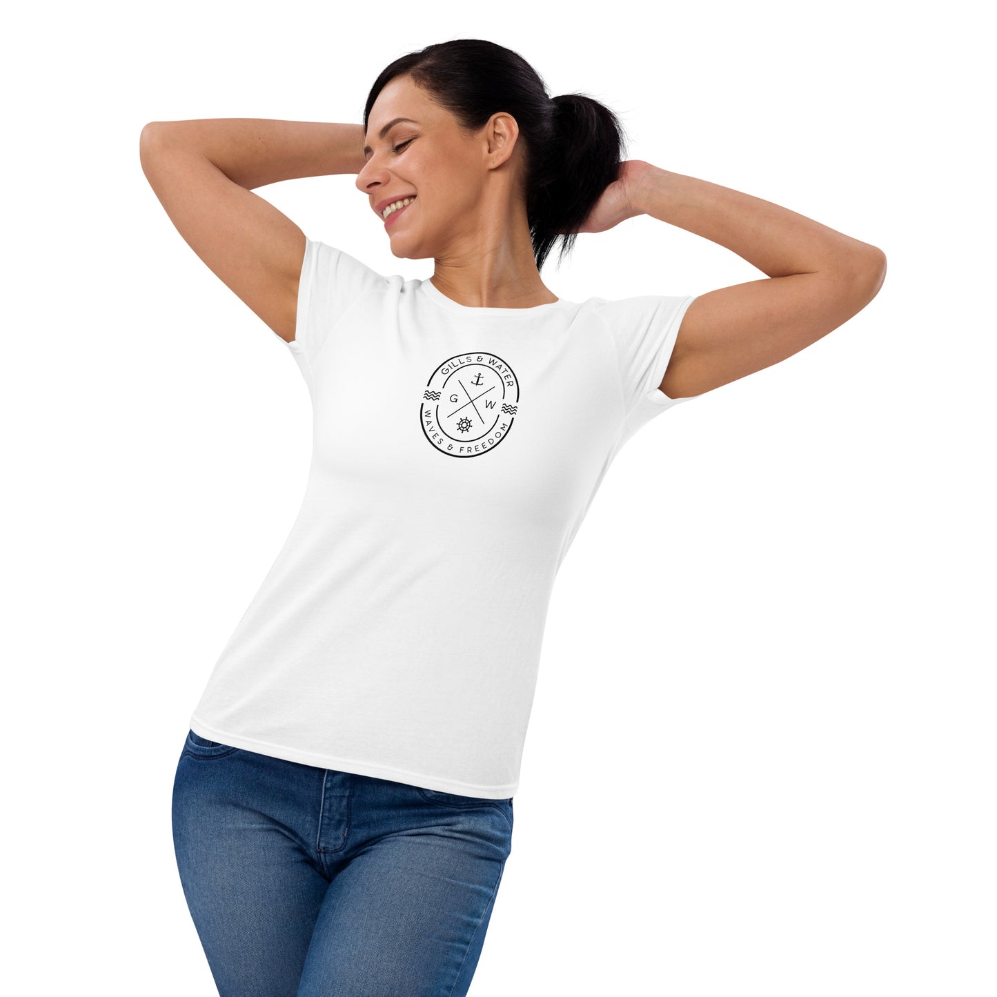 OceanBreeze: Women's Short Sleeve Tee by Gills & Water