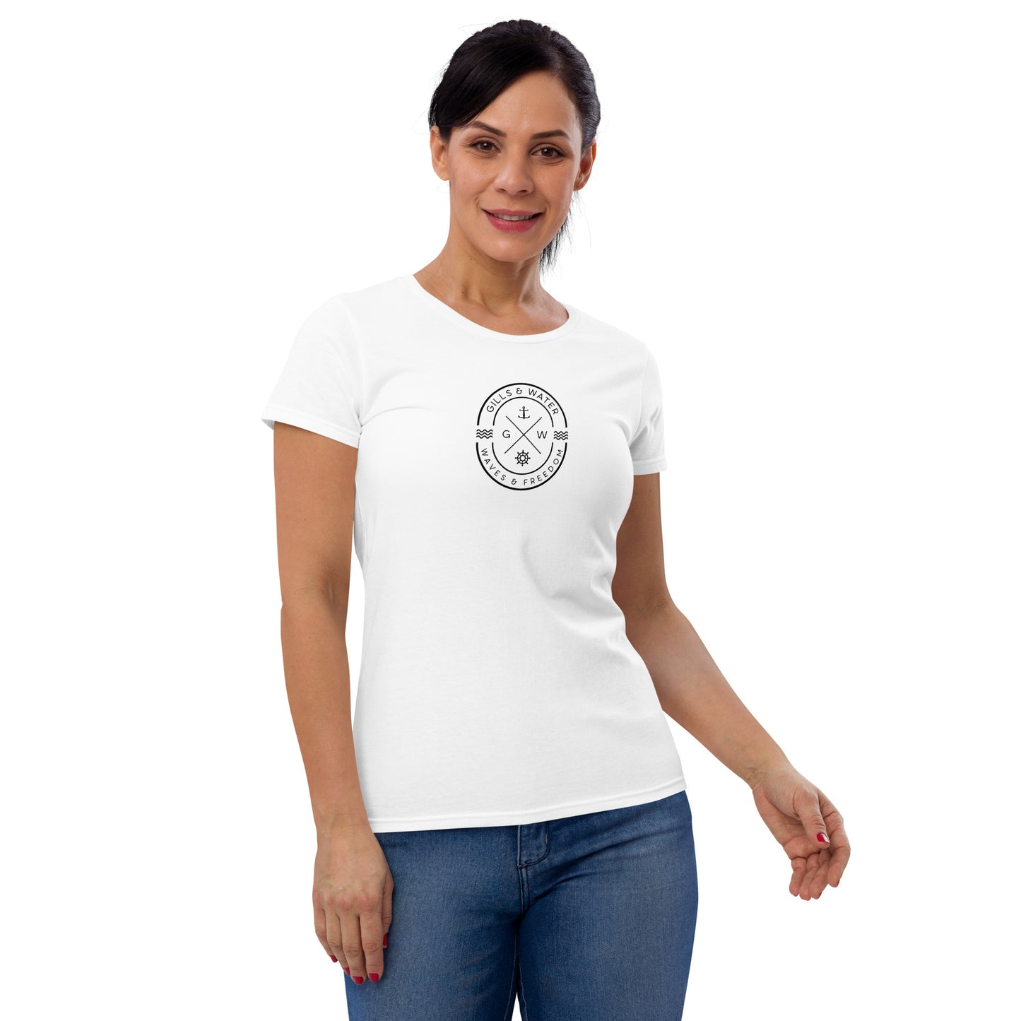 OceanBreeze: Women's Short Sleeve Tee by Gills & Water