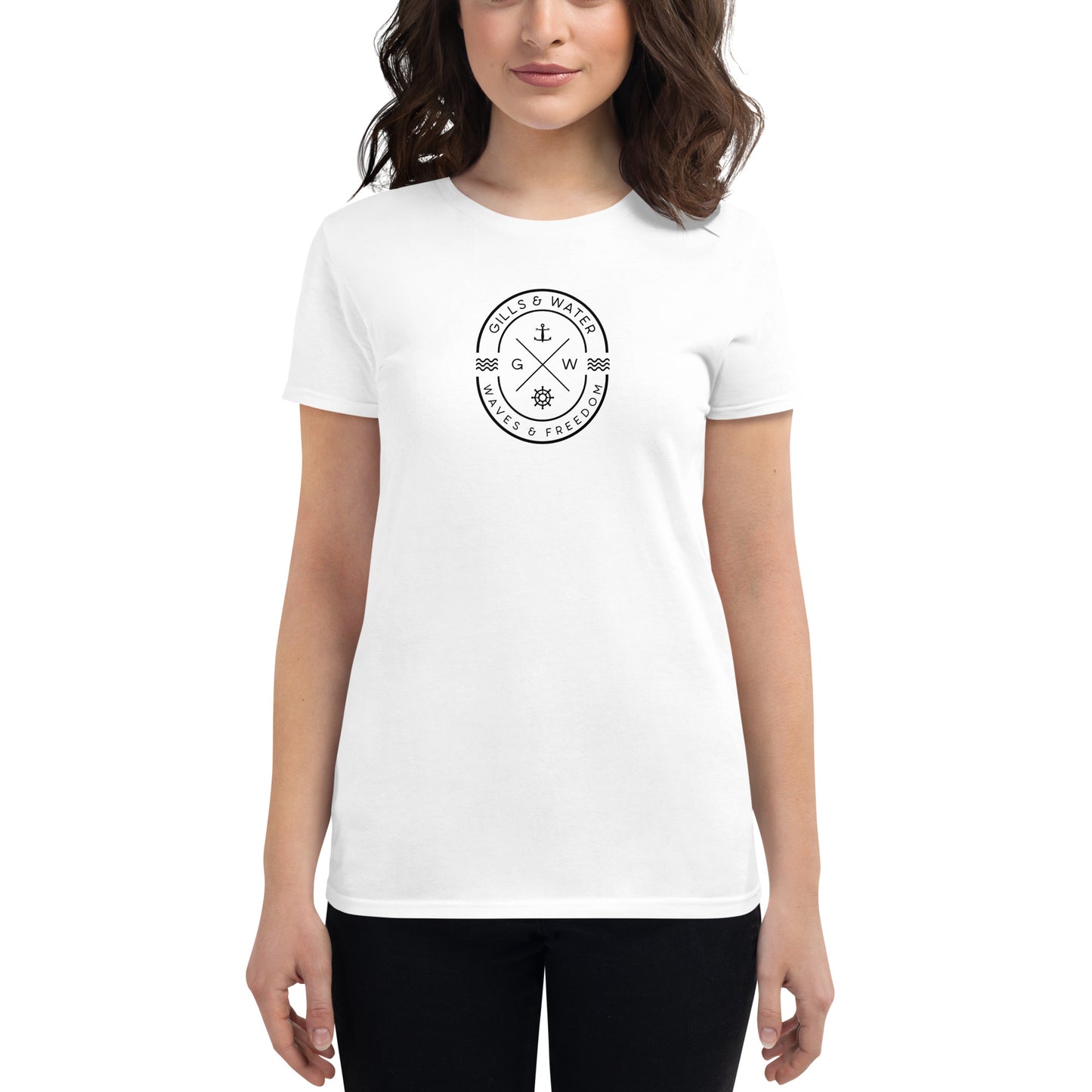 OceanBreeze: Women's Short Sleeve Tee by Gills & Water