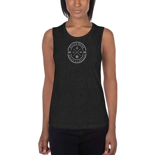Seabreeze Strength: Ladies Muscle Tank by Gills & Water