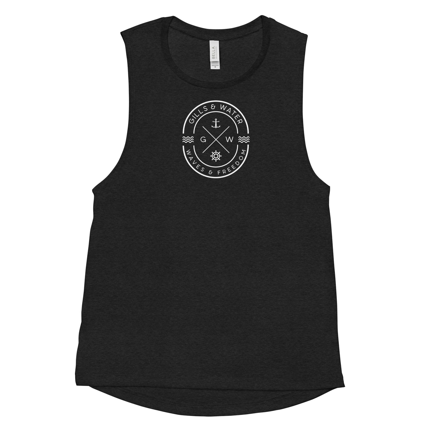 Seabreeze Strength: Ladies Muscle Tank by Gills & Water