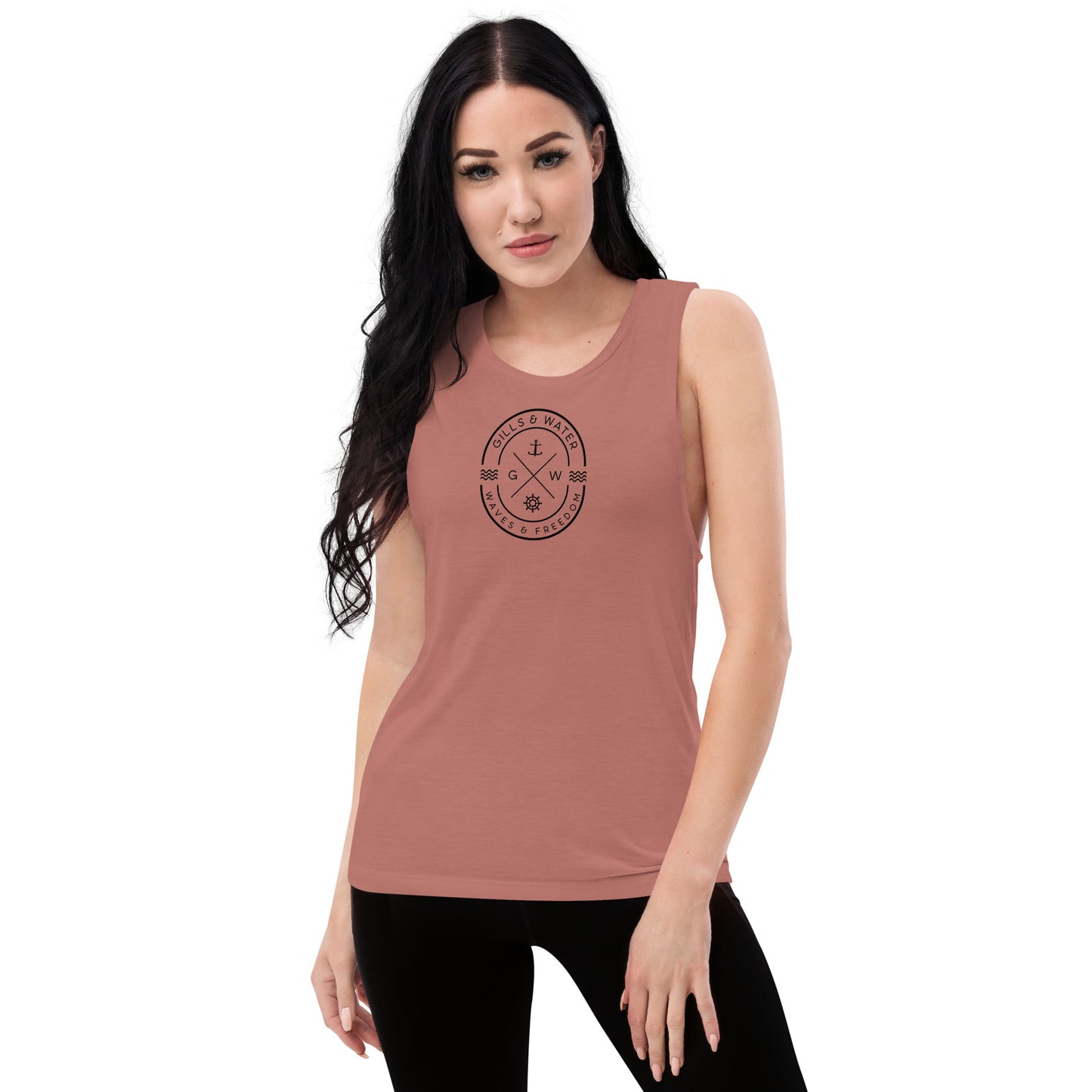 Seabreeze Strength: Ladies Muscle Tank by Gills & Water