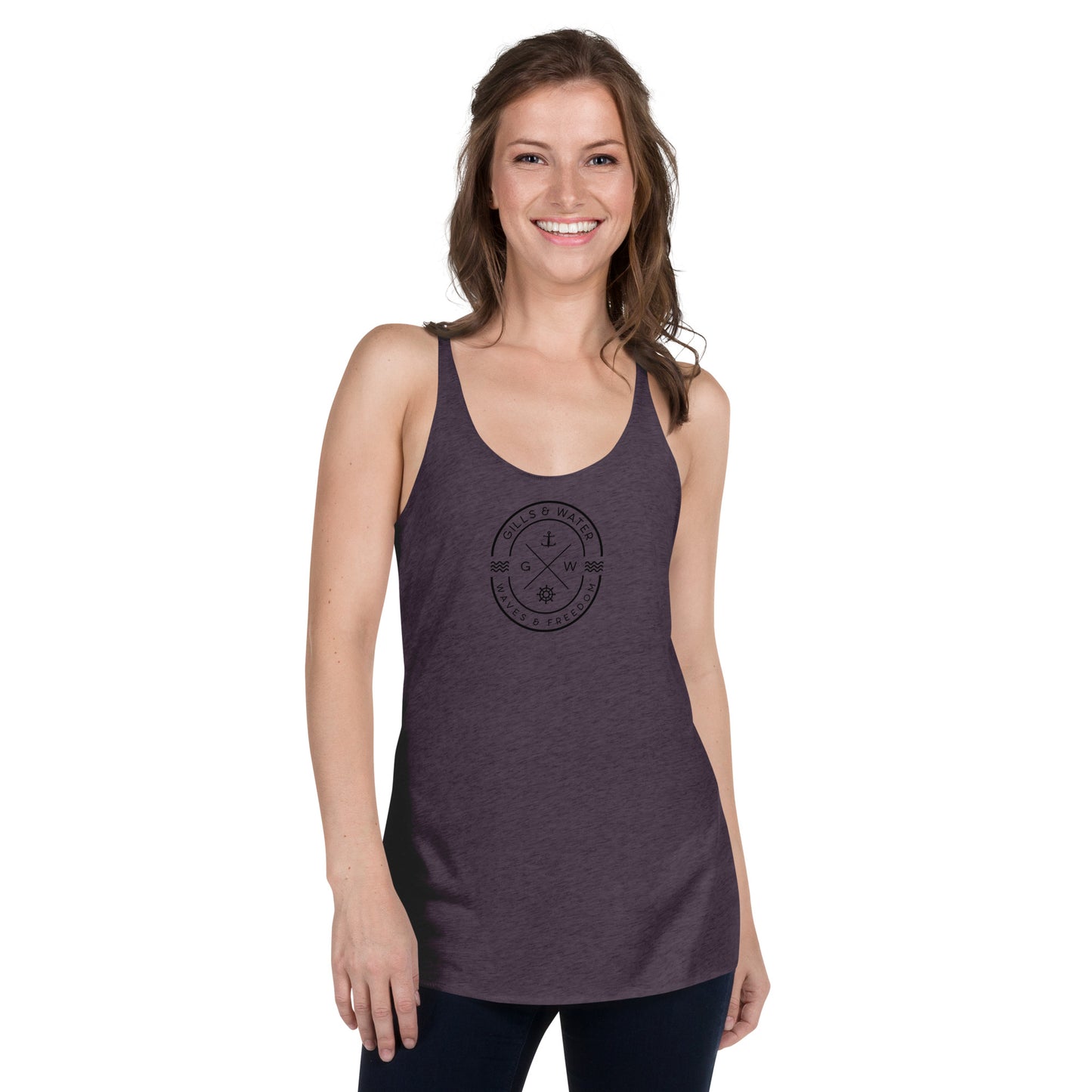 TidalGrace: Women's Racerback Tank by Gills & Water