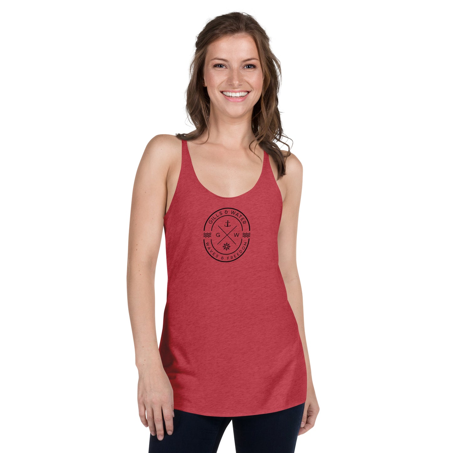 TidalGrace: Women's Racerback Tank by Gills & Water