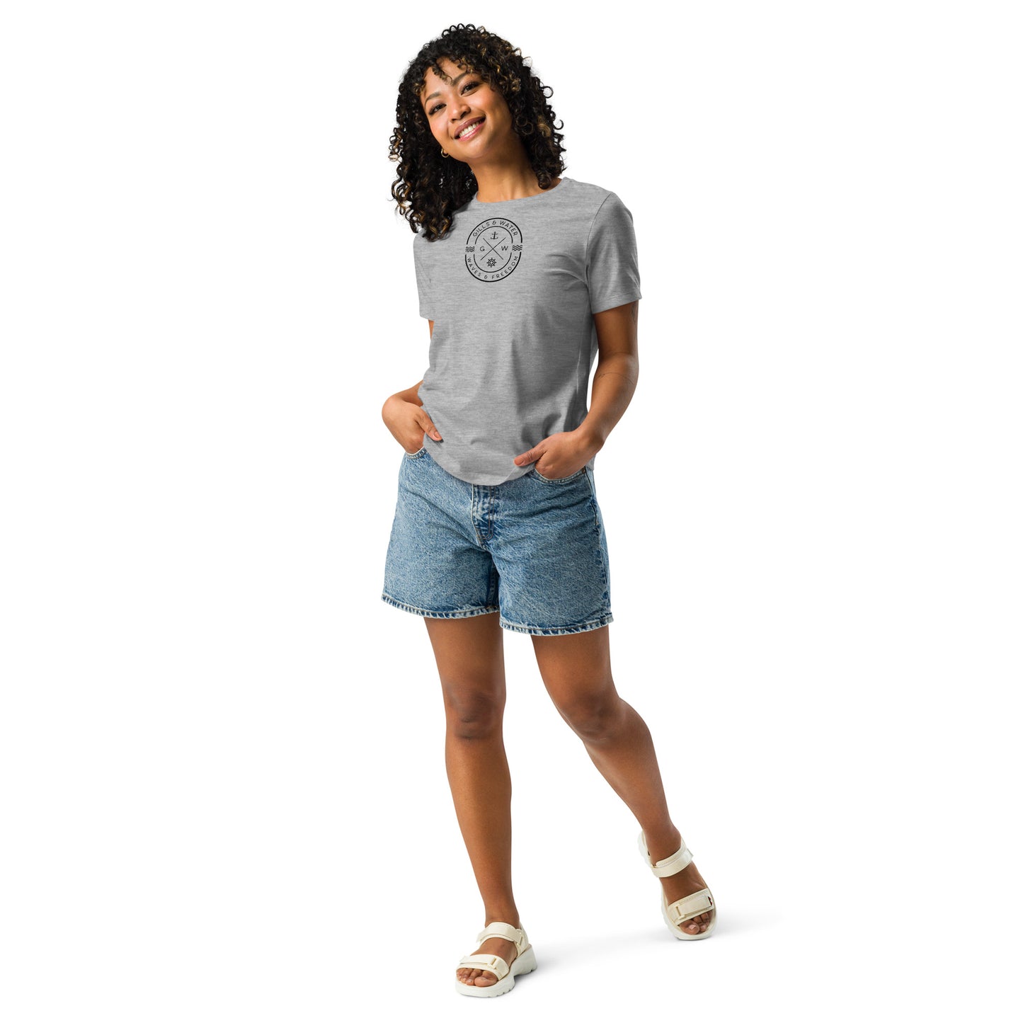 WaveChic: Women's Relaxed Tee by Gills & Water