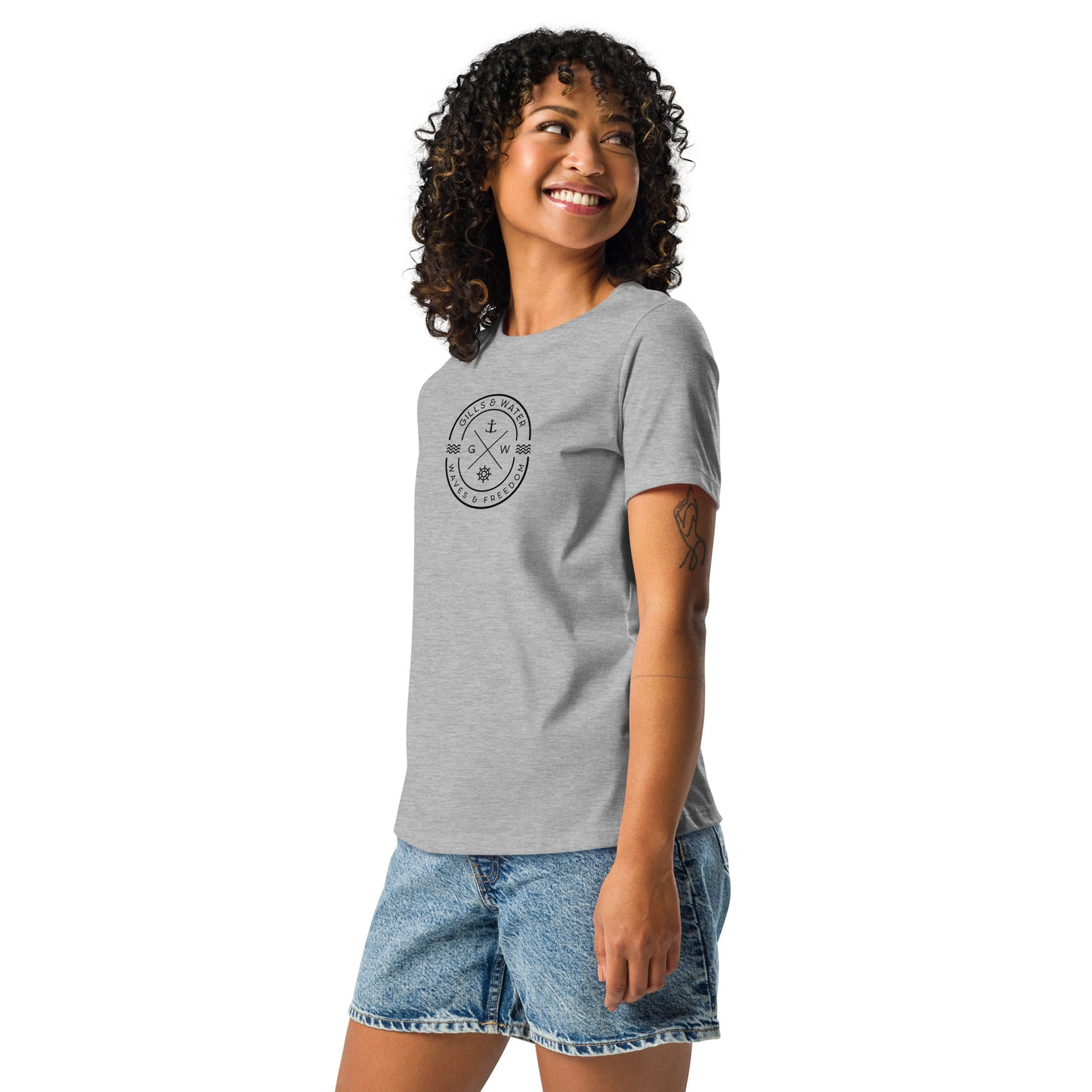 WaveChic: Women's Relaxed Tee by Gills & Water