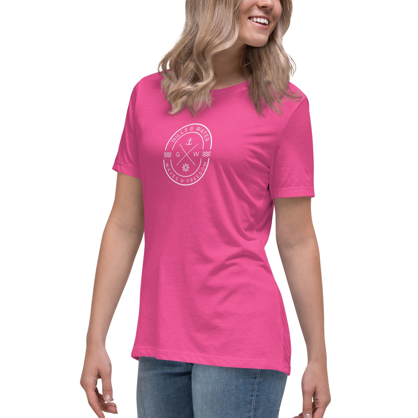 WaveChic: Women's Relaxed Tee by Gills & Water