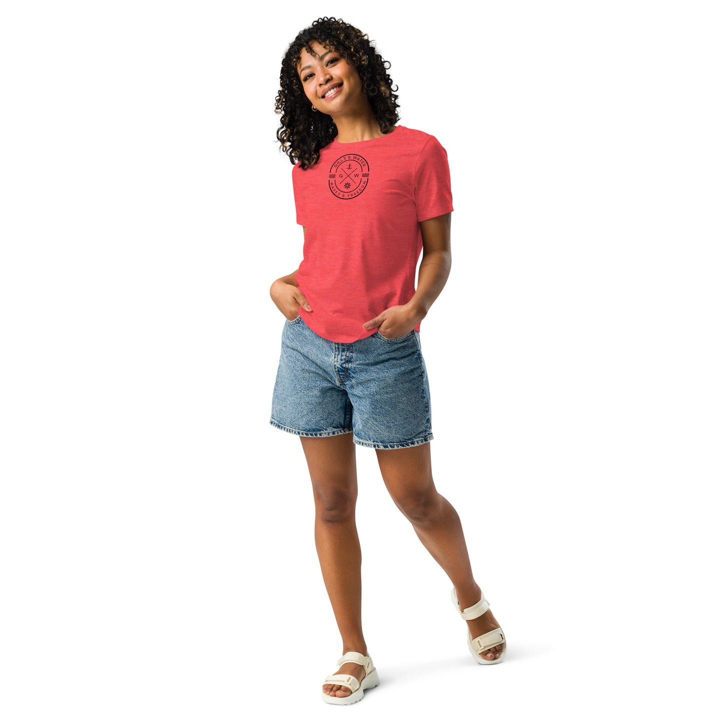 WaveChic: Women's Relaxed Tee by Gills & Water