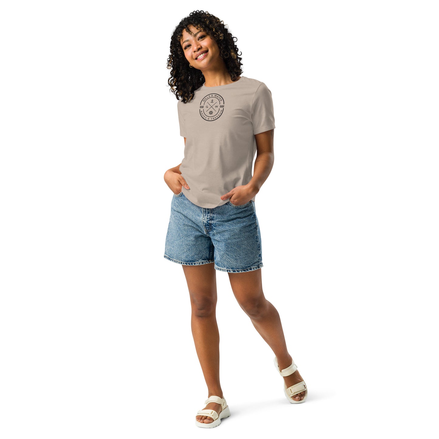 WaveChic: Women's Relaxed Tee by Gills & Water