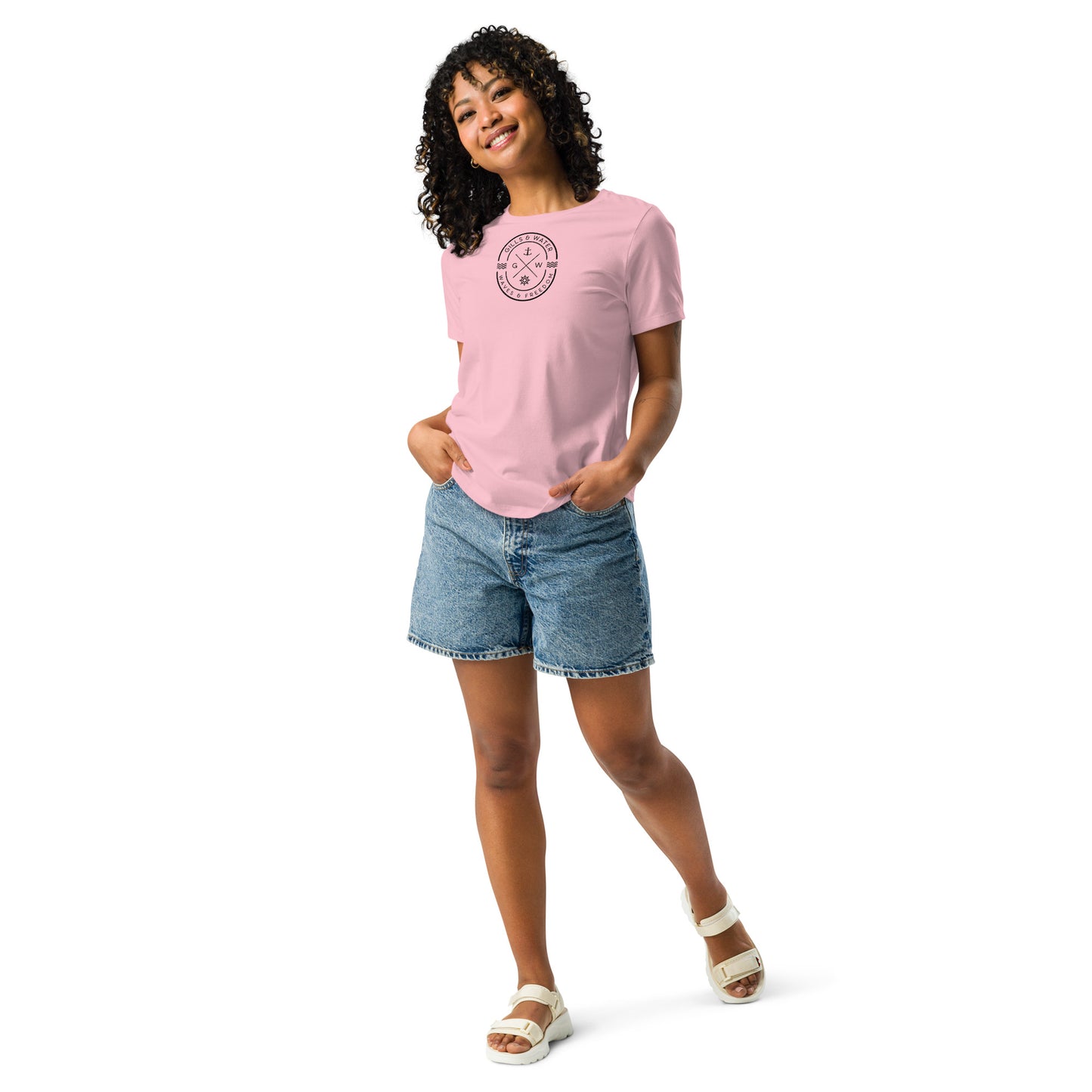 WaveChic: Women's Relaxed Tee by Gills & Water