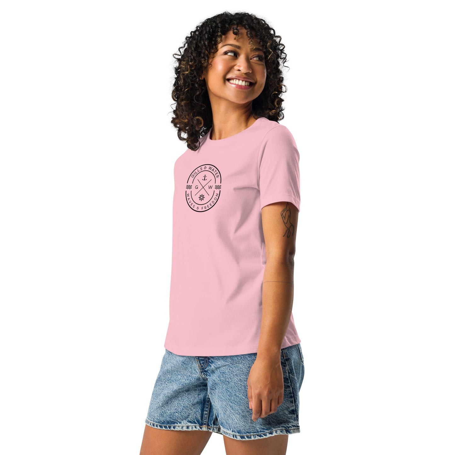 WaveChic: Women's Relaxed Tee by Gills & Water