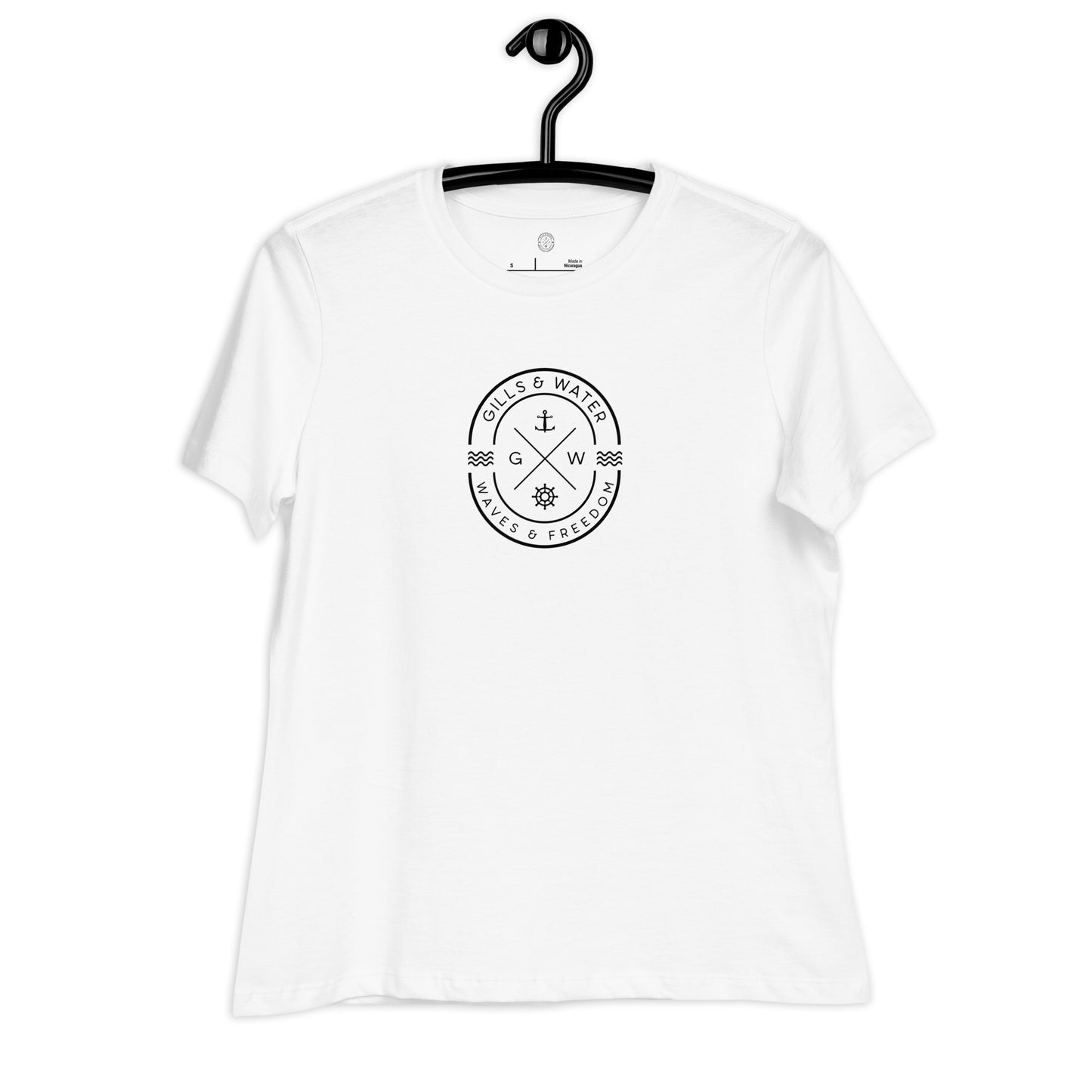 WaveChic: Women's Relaxed Tee by Gills & Water